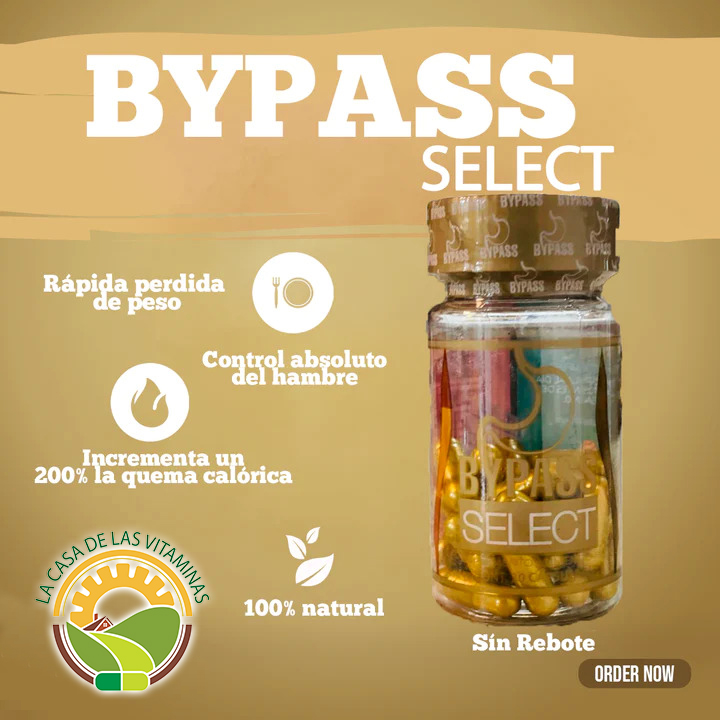 Bypass select 30 cápsulas La Casa de las Vitaminas